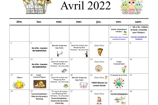 Avril 2022